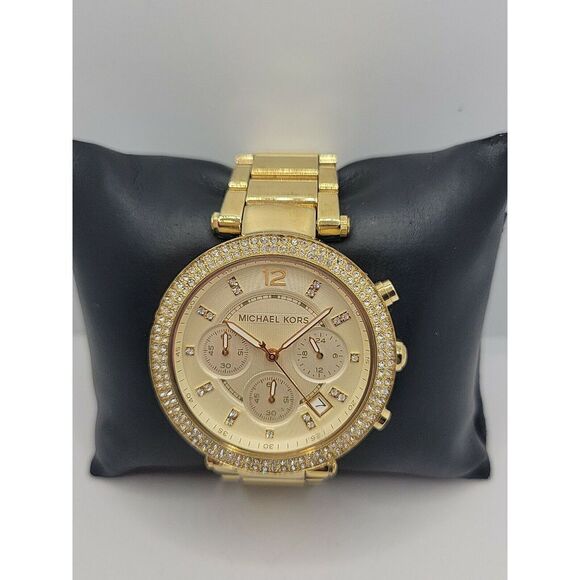 Michael Kors Parker MK5354 Women Stainless Steel Analog Dial Quartz Watch AM127 - Picture 1 of 10